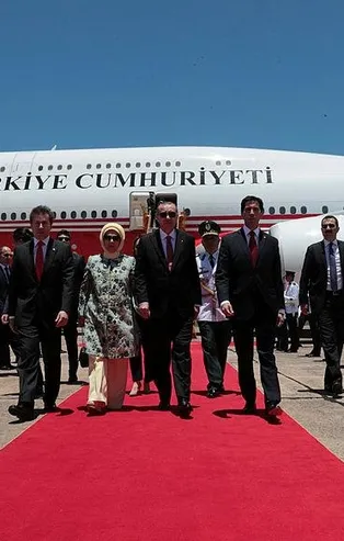 Son dakika: Başkan Erdoğan Paraguay'da