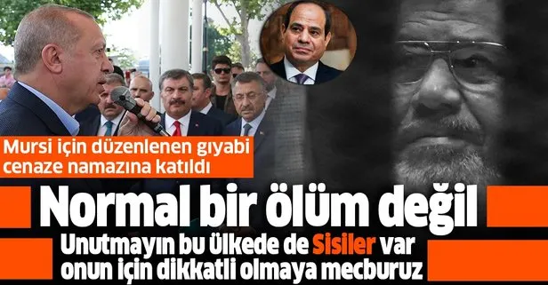 Başkan Erdoğan’dan: Bunun normal bir ölüm olduğuna inancım yok
