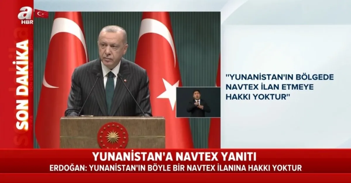 Başkan Erdoğan'dan Yunanistan'ın NAVTEX ilanına sert tepki