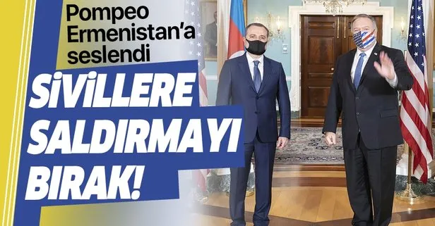 SON DAKİKA: Pompeo, Azerbaycanlı ve Ermeni mevkidaşlarıyla Dağlık Karabağ’ı görüştü