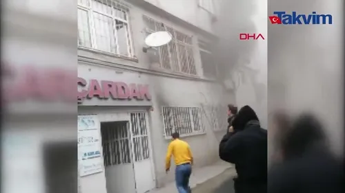 Fatih’te can pazarı: Pencereden atladılar!