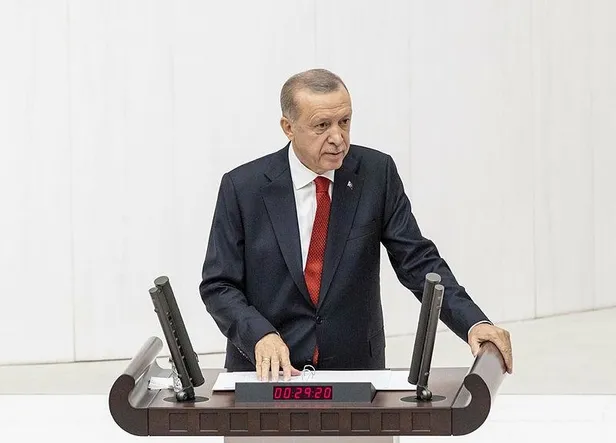 Başkan Erdoğan'dan TBMM'nin yeni yasama yılı açılışında önemli açıklamalar-13