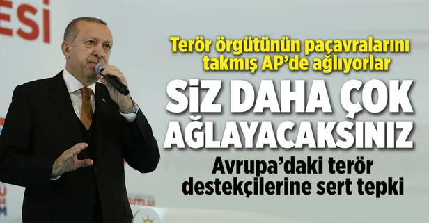 Erdoğan: Siz daha çok ağlayacaksınız
