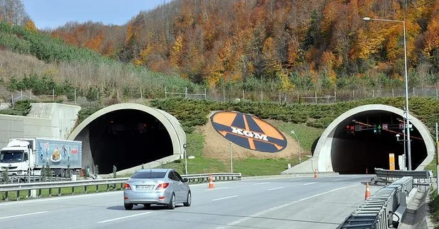 Anadolu Otoyolu Kaynaşlı-Abant arası Ankara yönü onarım için trafiğe kapatıldı