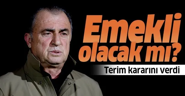 Son dakika Galatasaray haberleri | Fatih Terim emekli olacak mı? Kararını verdi