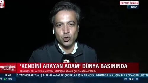 ’Kendini arayan adam’ A Haber’e konuştu
