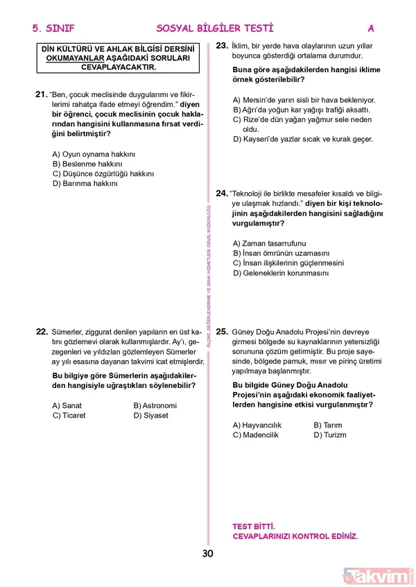 2022 İOKBS Bursluluk 5.6.7.8.9.10.11. sınıf SORU VE CEVAPLARI PDF İNDİR! meb.gov.tr: İOKBS A-B-C-D sözel- sayısal soru kitapçığı FULL! Türkçe, Matematik, Coğrafya, Tarih... - 30
