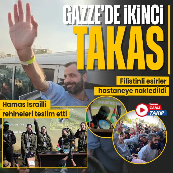 CANLI | Gazze’de ikinci rehine takası! Hamas İsrailli rehineleri Kızılhaça teslim etti