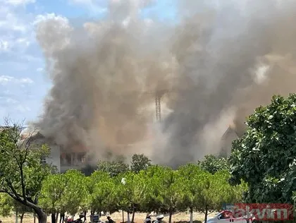 Balıklı Rum Hastanesi’nde yangın! Dumanlar gökyüzüne yükseldi! Hastalar tahliye edildi