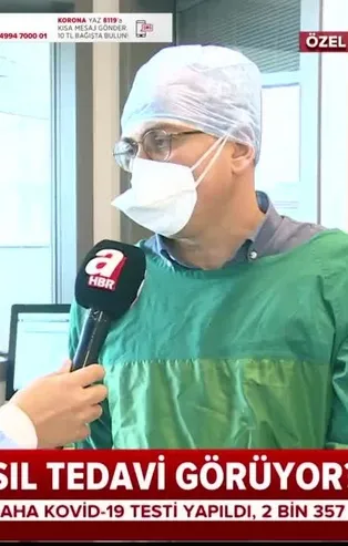 A Haber koronavirüs (Kovid-19) yoğun bakım servisine girdi! Nasıl bir tedavi uygulanıyor?