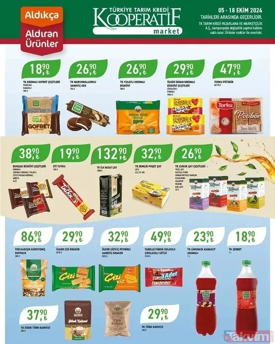 TK Kremalı Gofret Çeşitleri - 18.90 TL TK Marshmallowlu Gofret - 26.90 TL TK Yuvarlak Kremalı Bisküvi - 26.90 TL Ülker Kremalı Bisküvi Çeşitleri - 29.90 TL...