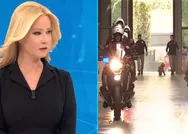 Türk televizyonlarında ilk! Polis ekipleri Müge Anlı canlı yayınında stüdyoya işte böyle giriş yaptı...