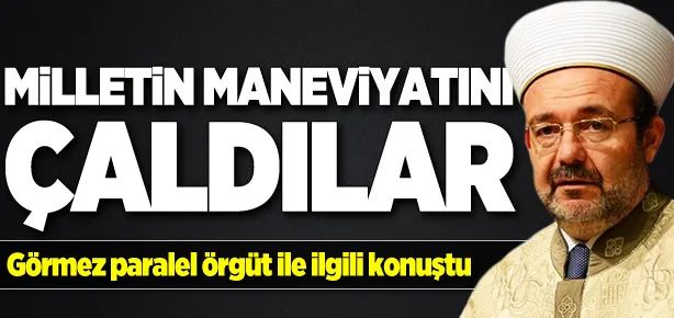 ’Milletin maneviyatını çaldılar’