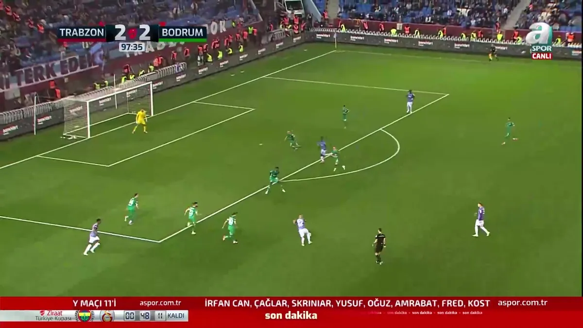 Trabzonspor 3-2 Bodrum FK | GOL: O. Zubkov