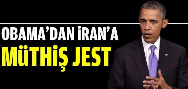 Obama’dan İran’a müthiş jest