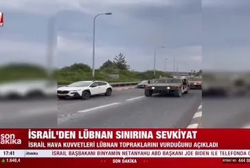 İsrail’den Lübnan sınırına sevkiyat!
