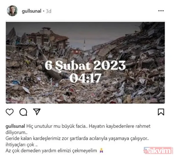 Ünlülerden 6 Şubat paylaşımları: Unutmadık, unutmayacağız! Alişan, Esra Erol, Demet Akalın, Pınar Altuğ, Özge Törer, Burak Özçivit... - 11