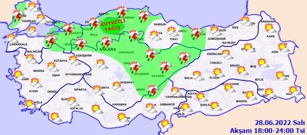 HAVA DURUMU | Meteorolojiden kuvvetli yağış uyarısı! Kastamonu, Samsun, Zonguldak, Karabük, Ordu, Sinop, Bartın, Düzce...-13