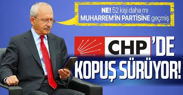CHP’den kopuş sürüyor! Bir ilde daha parti örgütü istifa etti Muharrem İnce’nin partisine geçiyor