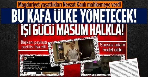 CHP’li Kemal Kılıçdaroğlu ve Eren Erdem hedef gösterip ’troll’ ilan etmişti! Nevzat Kanlı hukuki süreci başlattı