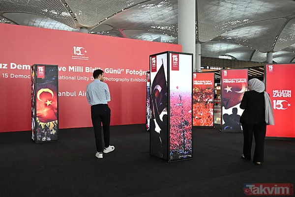 İstanbul Havalimanı'nda "15 Temmuz Demokrasi ve Milli Birlik Günü" sergisi açıldı | Ne zaman kadar sürecek? - 9