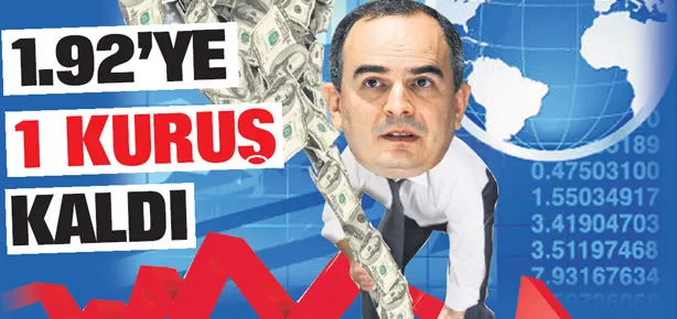 1.92’ye 1 kuruş kaldı