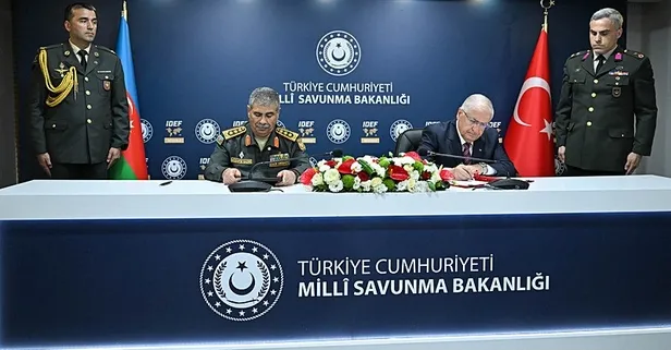 Türkiye ile Azerbaycan Askeri Güvenlik Mutabakatı imzaladı!