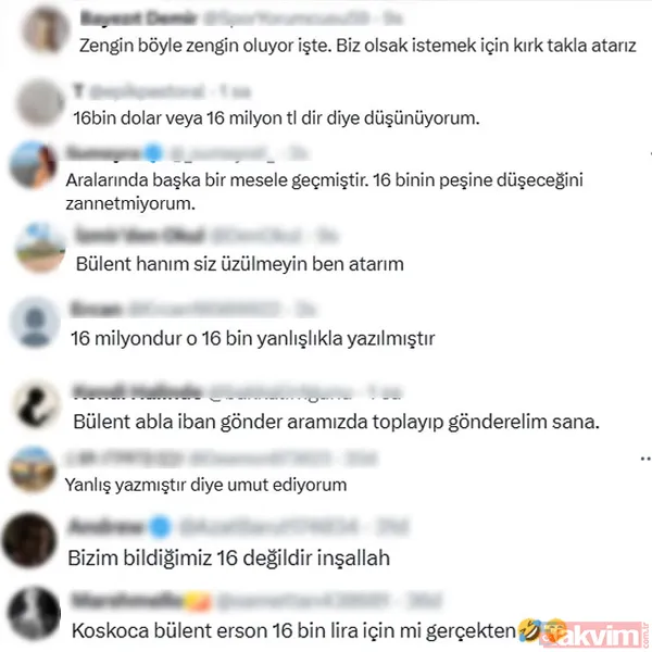Ersoy'un Şaşırtan Paylaşımı Kısa Sürede Gündem Oldu Ve Konuyla İlgili Çok Sayıda Yorum Yapıldı. Bazı Sosyal Medya Kullanıcıları, Ersoy'un 16 Bin Tl'lik Borcun...
