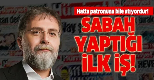 Sabah gazetesi yazarı Mevlüt Tezel: Ahmet Hakan’ın sabah yaptığı ilk iş Hıncal abi’nin yazısını...