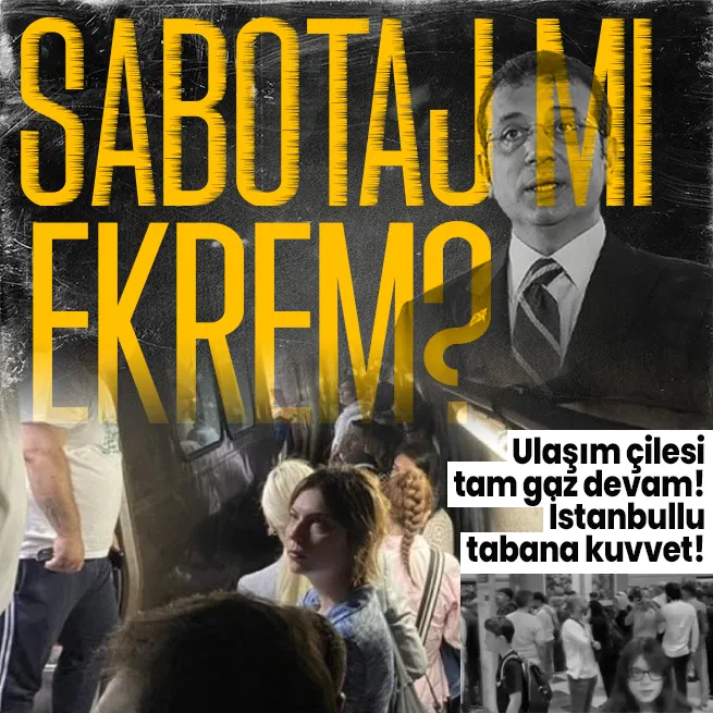 Yenikapı-Hacıosman metro seferlerinde aksama! Yolcular metro hattında yürümek zorunda kaldı