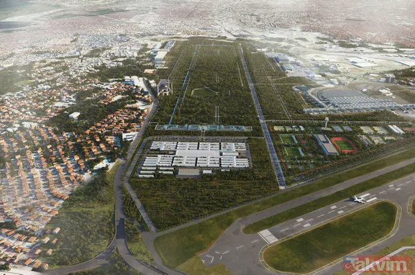 Atatürk Havalimanı Millet Bahçesi'nde ilk fidanlar toprakla buluşuyor! Bakan Kurum açıkladı: Bir pist açık tutulacak - 3