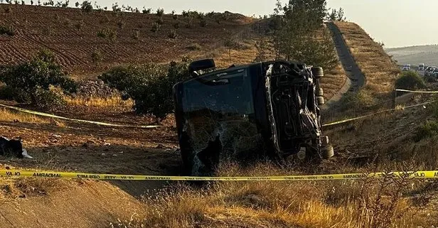 Terrível acidente em Şanlıurfa! Ônibus de passageiros capota: 27 feridos