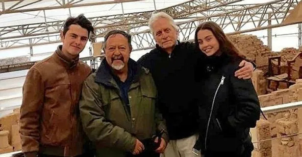 Michael Douglas Efes Antik Kenti'ni gezdi