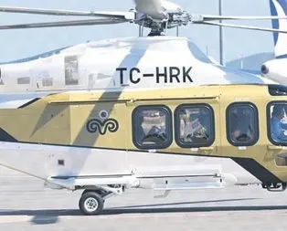 Helikopter ve tekne şov