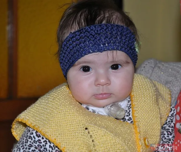 Beş aylık Eslem bebek yardım eli bekliyor Takvim Beş aylık Eslem bebek yardım eli bekliyor Takvim