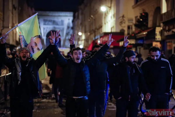 Terör örgütü PKK yanlıları Paris'i savaş alanına çevirdi! Türkiye'deki siyasi ayak HDP iftiraya başladı - 2