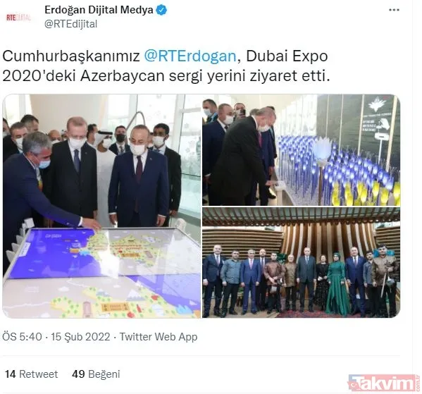Başkan Recep Tayyip Erdoğan Dubai'de: Türk bayrakları ve mehteran takımlı coşkulu karşılama - 16