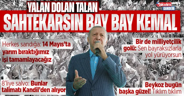 Başkan Erdoğan'dan vatandaşlara sandığa gidin çağrısı: 14 Mayıs'ta yarım bıraktığımız işi tamamlayacağız