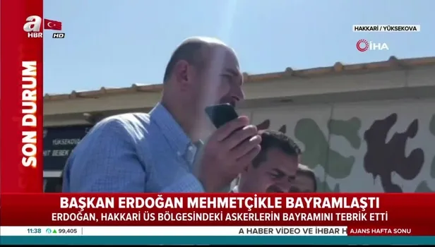 Başkan Erdoğan Mehmetçikle bayramlaştı! Telefondan bu sözlerle seslendi
