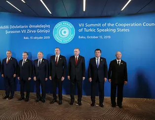 Türk Konseyi 7. Zirvesi’nde aile fotoğrafı