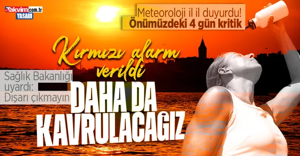 HAVA DURUMU |Sıcaklıklar rekora gidiyor! Sağlık Bakanlığı ve Meteoroloji uyardı: Dışarı çıkmayın | 19 Temmuz 2023 hava durumu