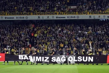 ÖZEL I Dev derbi öncesi Kadıköy'de teröre lanet! "Şehitler ölmez vatan bölünmez"