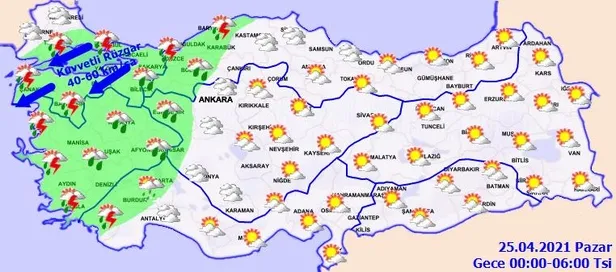 HAVA DURUMU | Meteoroloji İstanbul için saat verdi! Gök gürültülü sağanak geliyor-7