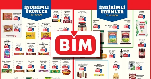 BİM 3-9 Ocak indirim kataloğu: Bu hafta BİM'de neler var? Bakliyat, meşrubat dip fiyatta