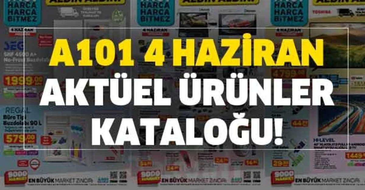 a101 de bu hafta televizyon buzdolabi