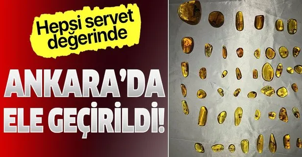 Son dakika: Ankara’da 1 milyon lira değerinde tespih ve doğal taş ele geçirildi