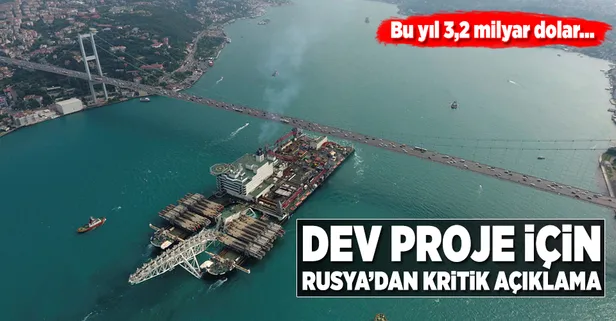 TürkAkım'a bu yıl 3,2 milyar dolar yatıracak