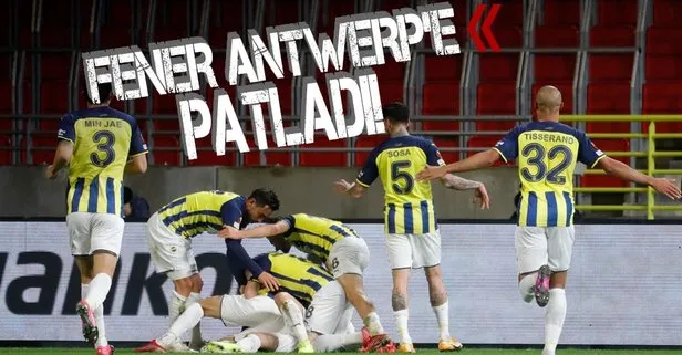 Avrupa’da Fener’in gecesi! Antwerp 0-3 Fenerbahçe | MAÇ SONUCU
