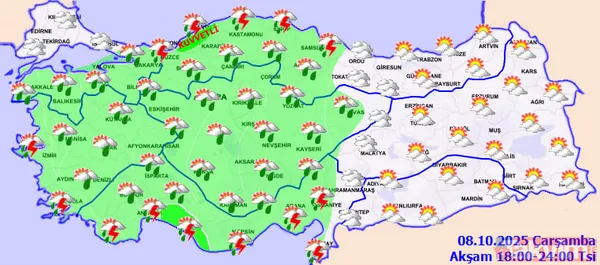 Valilik ve Meteoroloji'den sağanak alarmı: 10 ilde sarı kod verildi! Fırtına o saatlerde kuvvetlenecek! İstanbul'da riskli ilçeler hangileri? - 9