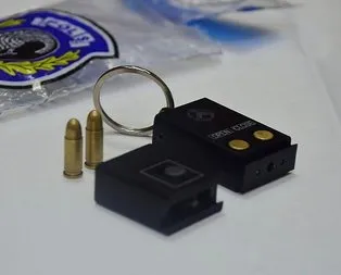 Ankara’da ’anahtarlık tabanca’ ele geçirildi